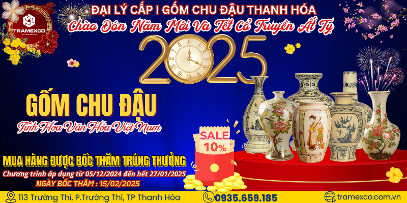 LƯU GIỮ GIÁ TRỊ TRUYỀN THỐNG, ĐÓN TẾT AN VUI CÙNG GỐM CHU ĐẬU